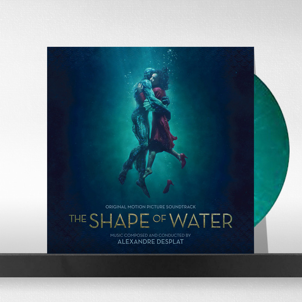 (주)사운드룩, 셰이프 오브 워터: 사랑의 모양 영화음악 (The Shape of Water OST by Alexandre Desplat) [블루 그린 컬러 한정반 LP]