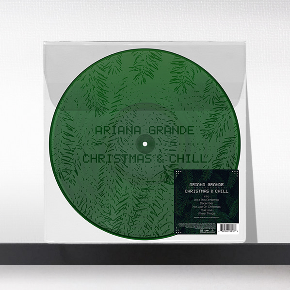 (주)사운드룩, Ariana Grande(아리아나 그란데)  - Christmas &amp; Chill Dark Green with Etching(크리스마스)[LP]