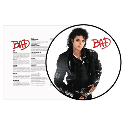 (주)사운드룩, Michael Jackson(마이클 잭슨) - Bad(Picture Disc Vinyl LP)[LP]