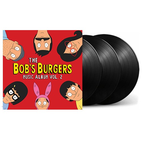 (주)사운드룩, Bob&#039;s Burgers(밥스 버거스) - The Bob&#039;s Burgers Music Album Vol. 2 (Gatefold LP Jacket)[3 LP]