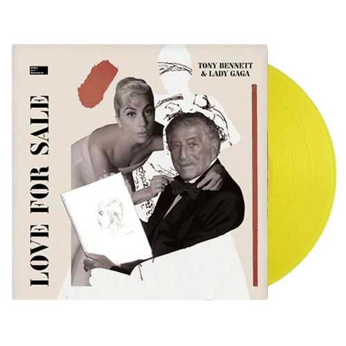 (주)사운드룩, Tony Bennett &amp; Lady Gaga(토니 버넷 &amp; 레이디 가가) - Love For Sale (Limited Edition, 180g Yellow Vinyl)[LP]