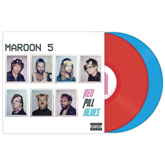 (주)사운드룩, Maroon 5 (마룬 파이브) ‎– Red Pill Blues (Limited Edition, Red, Blue) [2LP]