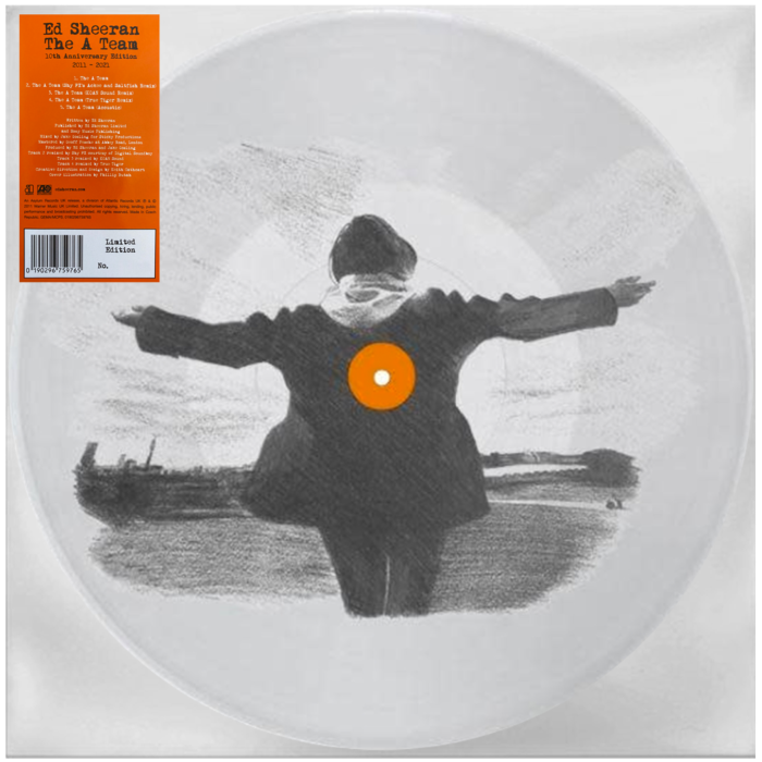 (주)사운드룩, Ed Sheeran (에드 시런) - The A-Team (Limited Edition, Clear Vinyl) [LP]