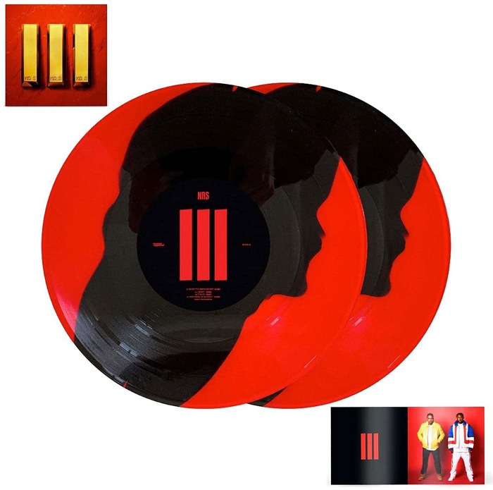 (주)사운드룩, Nas (나스) - King&#039;s DIsease III (Red &amp; Black Striped Colored) [2LP]