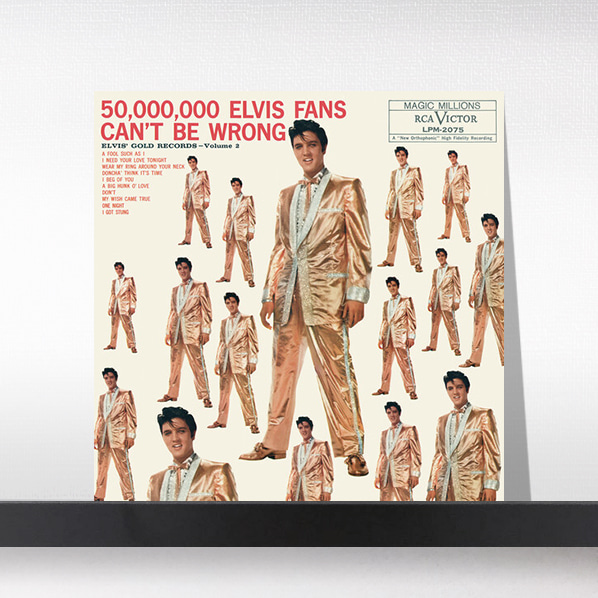 (주)사운드룩, Elvis Presley - 50,000,000 Elvis Fans Can&#039;t Be Wrong: Elvis&#039; Gold Records Volume 2[LP]