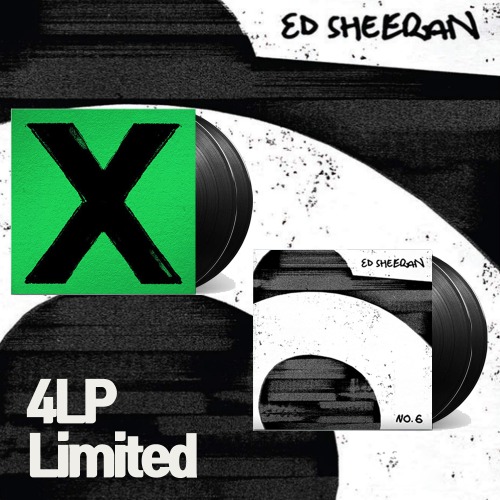 (주)사운드룩, Ed Sheeran(에드시런) SET 한정수량 X &amp; No.6 [4LP] + Costa Gift