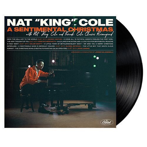 (주)사운드룩, Nat King Cole(냇 킹 콜) - A Sentimental Christmas With Nat King Cole And Friends(크리스마스) [LP]