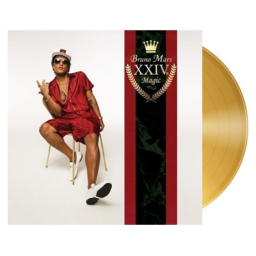 (주)사운드룩, Bruno Mars(브루노 마스) - 24K Magic (Gold Colored Vinyl)[LP]