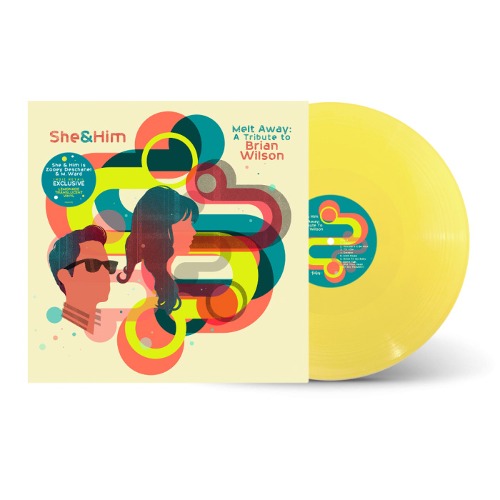 (주)사운드룩, She&amp;Him(쉬 앤 힘) – Melt Away: A Tribute to Brian Wilson(한정판, Translucent Lemonade Colored, Indie Exclusive) [LP]