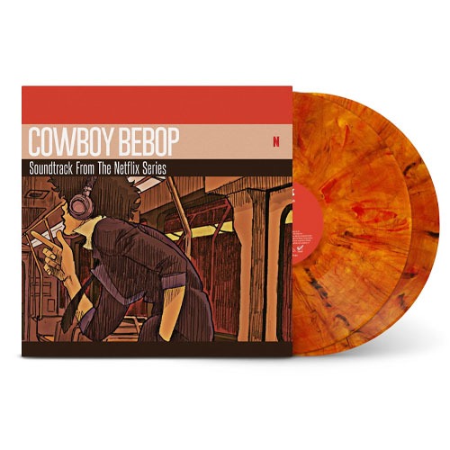 (주)사운드룩, Netflix Original Series 카우보이 비밥 영화음악 (Cowboy Bebop By Kanno Yoko 칸노 요코) - Red Orange Marble [2LP]