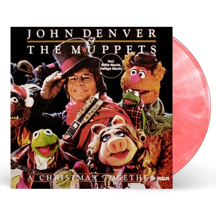 (주)사운드룩, John Denver &amp; The Muppets(존 덴버 &amp; 더 머펫츠) - Christmas Together [캔디 케인 소용돌이 컬러 LP]