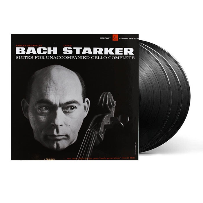 (주)사운드룩, Janos Starker 바흐: 무반주 첼로 모음곡 전곡집 (Bach: Suites for Unaccoumpanied Cello Complete) (180g)[3LP]